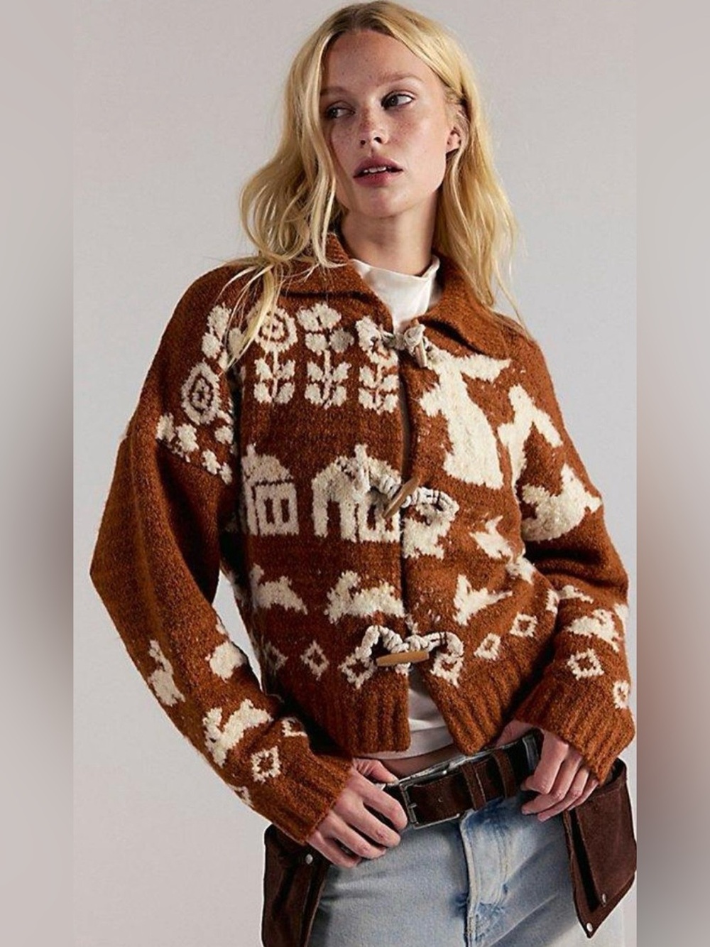 Free People Home Sweet Home Cardi~ 🐰 - Picture 2 of 4